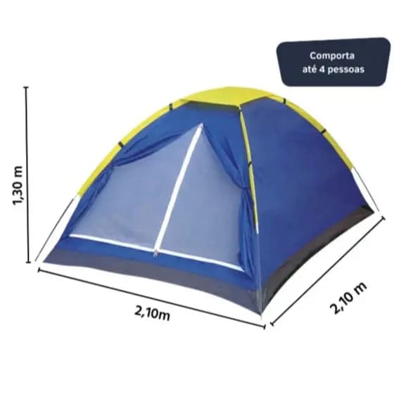 Kit Camping Barraca 4 pessoas + Colchão inflável CASAL MOR - ENVIO IMEDIATO