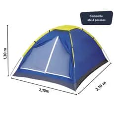 Kit Camping Barraca 4 pessoas + Colchão inflável CASAL MOR - ENVIO IMEDIATO