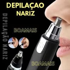 Máquina Cortador de Pelos Cabelo Aparador Elétrico Nariz Ouvido USB