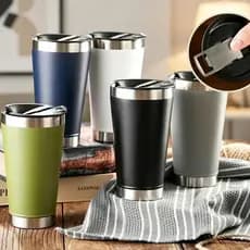 Copo Térmico 473ml Mantém Gela com Design Funcional e Elegante