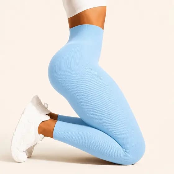 Legging Feminina Premium Canelada Academia Cós Alto Elástica