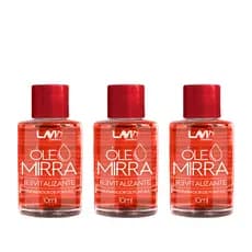 Kit 3unidades  Oleo Reparador De Mirra Revitalizante 10ml Lavid