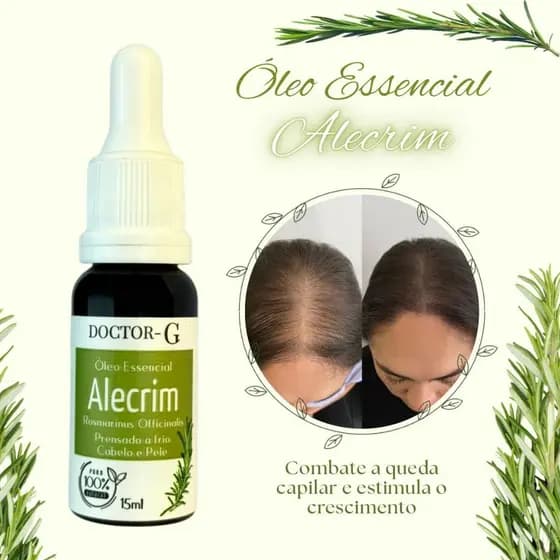 Óleo Essencial De Alecrim 15ml doctor-g 100%puro