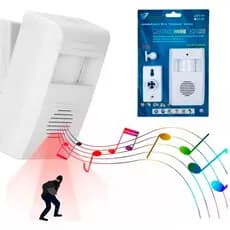 Sensor de Presença com Alarme Sonoro – Segurança e Praticidade para Sua Casa ou Comércio