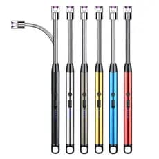 Acendedor Elétrico USB Recarregável Kit 1, 2 ou 5 Unidades Isqueiro Eletrônico Prático e Seguro