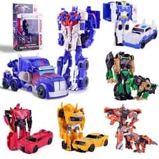 Robô De Brinquedo Transformers Optimus Prime Bumblebee Megatron
