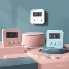 【Estoque pronto】 Inklink Mini Cronômetro Eletrônico Fofo Aluno Gerente de Tempo de Aprendizagem Lembrete de Cozinha Rel