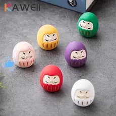 Artesanato De Boneca KAWEII Daruma , Pingente Colorido Da Sorte , Gato Acessórios Em Miniatura , Ornamento Fortuna