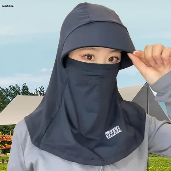 Chapéu De Pesca Solar Com Capa De Pescoço , Aba Larga Respirável , Proteção UV De Verão Para Viagens , Férias , Praia ,