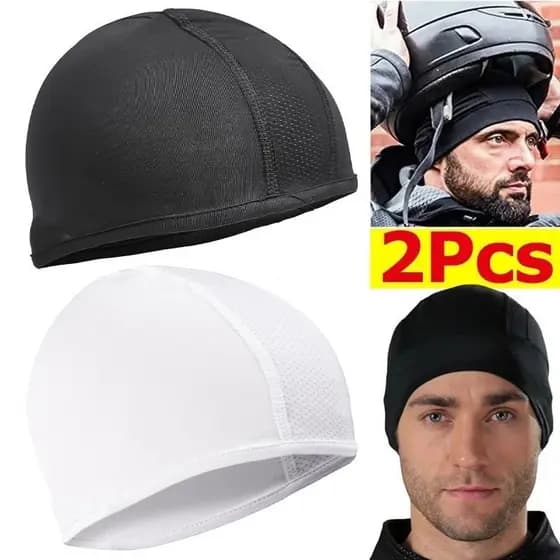 2Pcs Quick Dry Cycling Cap Capacete De Ciclismo Rápido Motocicleta Forro De Corrida De Verão Acessórios Esportivos Respi