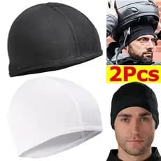 2Pcs Quick Dry Cycling Cap Capacete De Ciclismo Rápido Motocicleta Forro De Corrida De Verão Acessórios Esportivos Respi