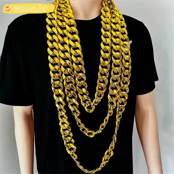 CANNA Pingente Unissex Legal Oversized Grande Hip Hop Festa Joias Amizade Presentes