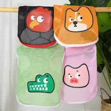 Original Primavera E Verão Malha Colete Fino Respirável Bonito Dos Desenhos Animados Animal Impressão Bichon Golden Retr