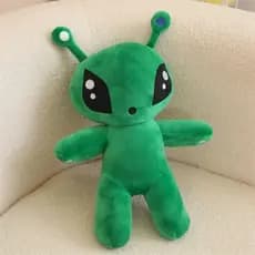 Alienígena Brinquedo De Pelúcia Olhos Grandes 13/34CM Boneca Animal Macio Verde Conforto Para Crianças Presente Aniversá