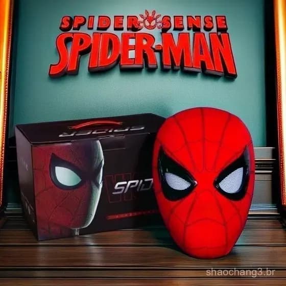 Máscara Cosplay Homem-Aranha Prop Marvel Hero Headgear Halloween Vídeo De Tiro De Natal Personalizada Ao Vivo