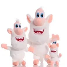 20/30/38cm Brinquedo de Pelúcia de Porco Branco Russo Cooper Brinquedo de Pelúcia Booba Buba Boneca de Pelúcia Pendente