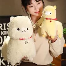 25/35cm Brinquedo De Pelúcia Sino Ovelha Cordeiro Alpaca Lhama Natal Aniversário Dia Dos Namorados Boneca Presente R5z8
