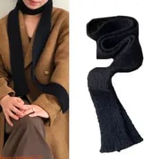 Cachecol Longo e Macio de Malha para Mulheres e Meninas, Cachecol de Cor Sólida Quente, Cachecol Casual GKVJ