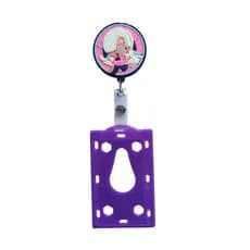 Kit Porta Crachá Retrátil Personalizado Nanatsu no Taizai Elizabeth Liones - Gowther - Meliodas - Ban + Porta Cartão Rox