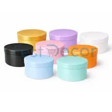 Kit Caixinha Redonda Colorida 6x4 - para decoraçao de festas - lembrancinhas de festas