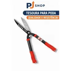 Tesoura Para Poda Jardinagem Cerca Viva Grama Tesourão Jardim