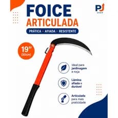 Foice Roçadeira Penado para Jardim Terreno Multifuncional Dobrável 50cm Resistente