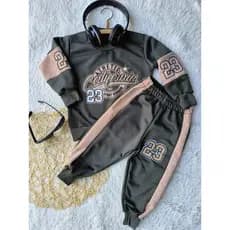 Conjunto infantil menino/menina unissex juvenil Blusa e calça moletinho inverno agasalho 2026