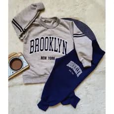 Conjunto infantil juvenil menino/menina unissex Blusa + Calça moletinho inverno agasalho