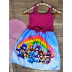 Vestido Temático Infantil festa personagens