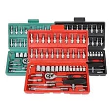 Kit Ferramentas 46 Peças em Aço com Maleta – Jogo Completo para Manutenção