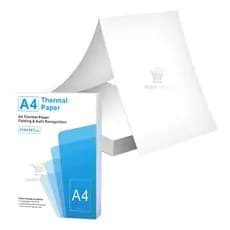 Folha Papel Termico A4 Impressora Termica Processo 100 Fls