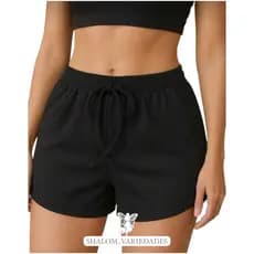 Shorts Canelado Feminino Shortinho Canelado Básico Shorts Casual Confortável Shorts Academia Shortinho Feminino