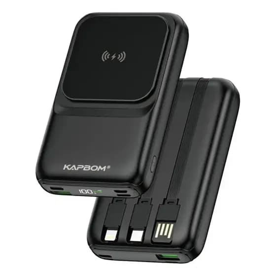 Carregador turbo Portátil Indução Usb-c Modelo Ka-9203 Kapbom