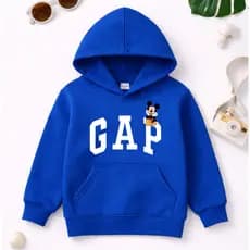 Moletom Canguru com Capuz Infantil Juvenil - Unissex - Confortável - Casaco para Frio GAP Estiloso