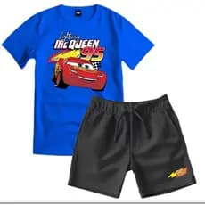 conjunto carros basico em algodão