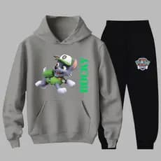 Conjunto Blusa Moletom E Calça Patrulha Canina Rocky
