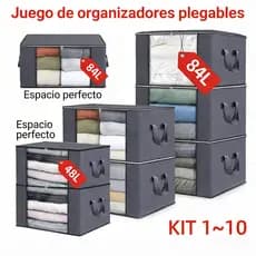 Caixa Saco Organizador Cobertor Casaco Guarda Roupa Ecológico Anti-Poeira Umidade Insetos Multiuso