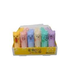 6 lip balm bichinhos infantil