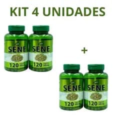 4 UN Sene 100% natural 120 capsulas de 500 mg