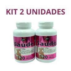 2 UN Saúde da Mulher 100% natural - 120 cápsulas de 500mg