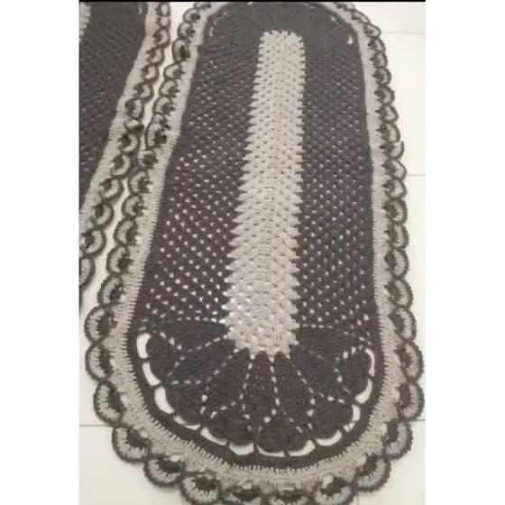 Passadeira em crochê/tapete em crochê