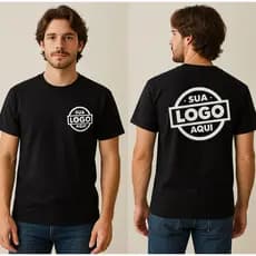 Camiseta Personalizada com Sua Logo 100% Algodão Uniforme Todos Os Tipos De Estampa