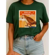 Camiseta Água Que Passarinho Não Bebe - Humor de Boteco
