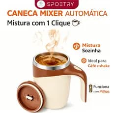 Copo De Mistura Automática Para Café 380ml Mistura Café, Shake e Bebidas Automático