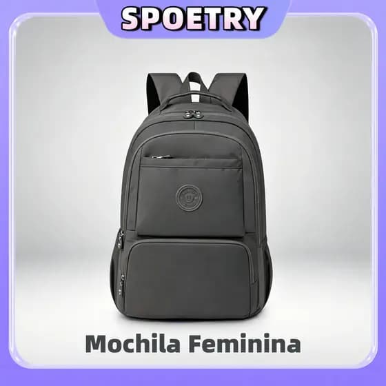 Mochila Oxford Leve Resistente Unissex Casual Para Trabalho Escola Viagem Várias Cores