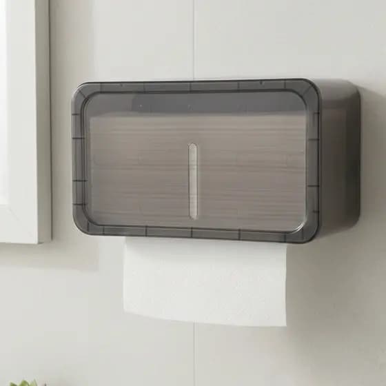 Dispenser Toalheiro de Parede Translucido Papel Interfolhas