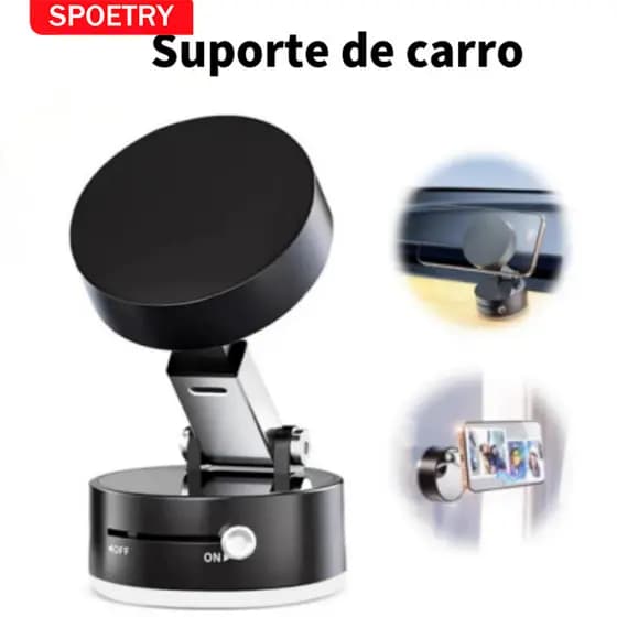 Suporte Magnético Do Telefone Móvel Da Sução Vácuo Sem Expansão Viscose E Dobrável