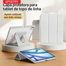 Capa Com Rotação De 360° Para IPad Air 11 13 M2 Pro M4 Air 4 5 10.9 IPad 8 9 10ª Geração Mini 6 Com Suporte Para Tablet
