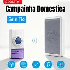 Campainha Residencial Sem Fio Inteligente À Prova D'água Para Casa