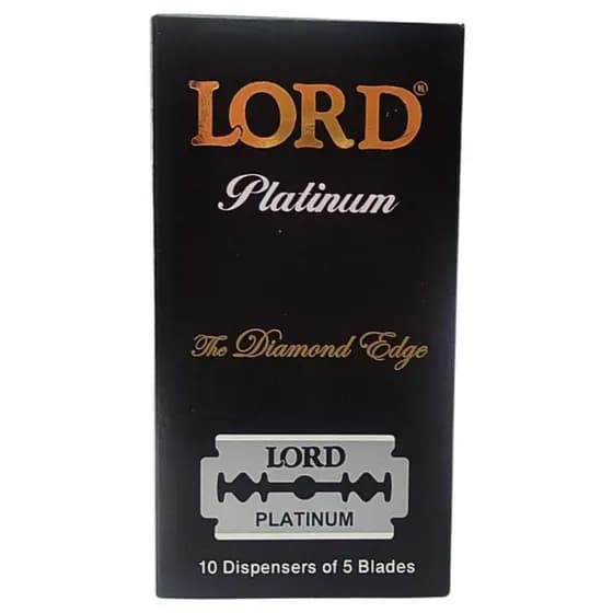 Lâmina Lord Black Platinum C/50 Un